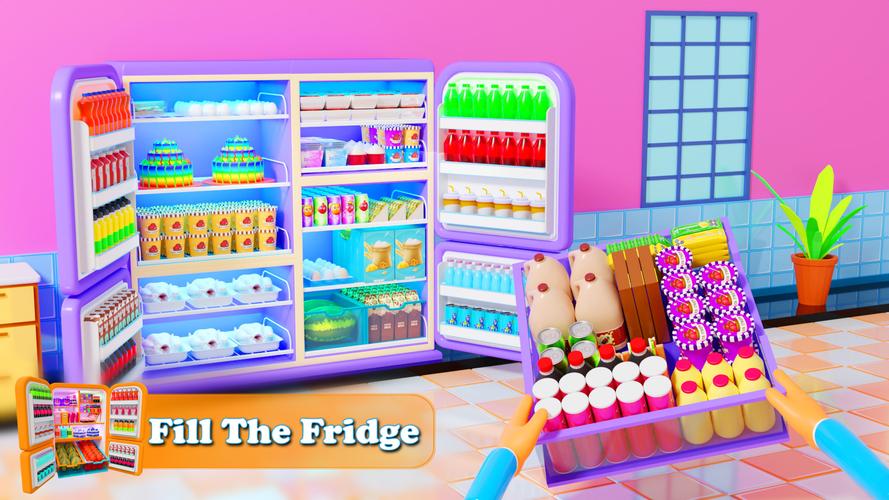 Fill The Fridge Organizer Game应用截图第0张