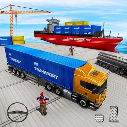 Cargo Transport Truck Driving स्क्रीनशॉट 0