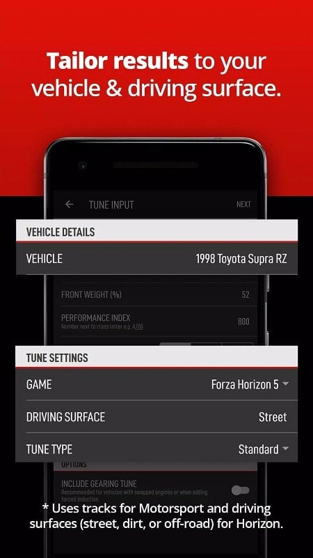 ForzaTune Pro ภาพหน้าจอ 2