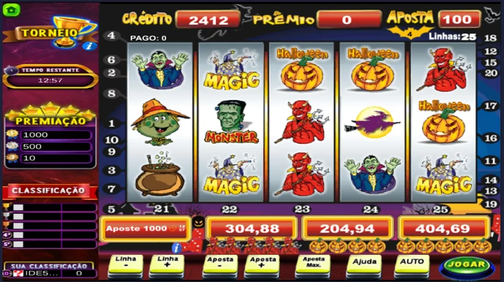 Schermata Halloween Caça Niquel Slot 0