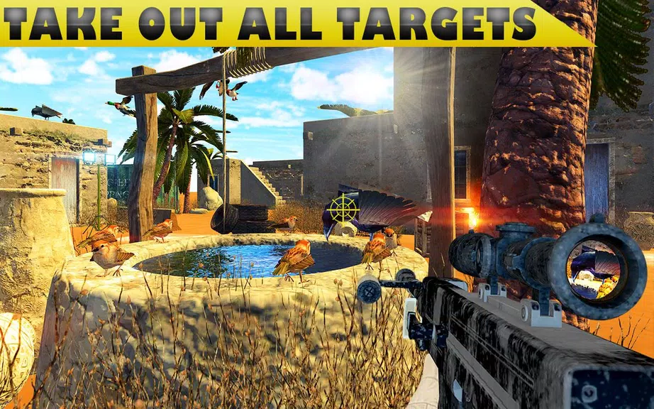 Desert Birds Sniper Shooter 3D Zrzut ekranu 3