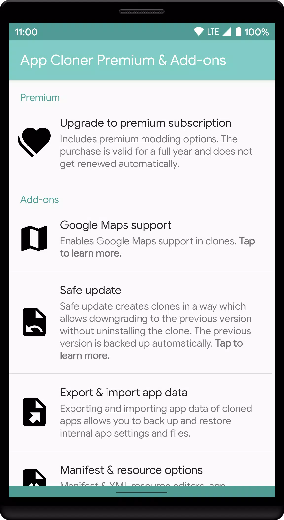 App Cloner Premium & Add-ons স্ক্রিনশট 0