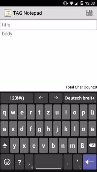 German for AnySoftKeyboard Captura de tela 0