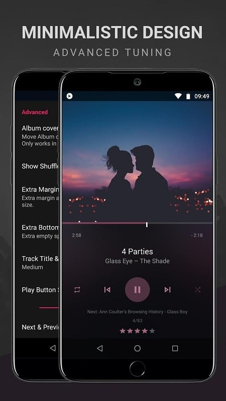 BlackPlayer EX Music Player Ảnh chụp màn hình 1