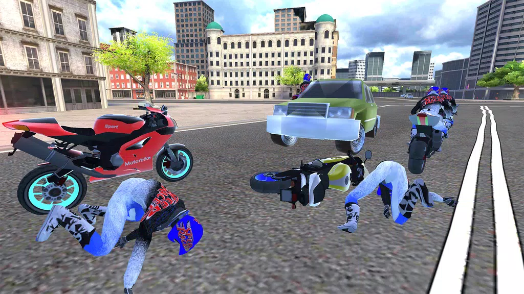 Real Moto Bike City Racing Capture d'écran 3