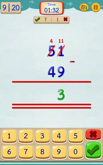 Math Fast Plus and Minus Schermafbeelding 1