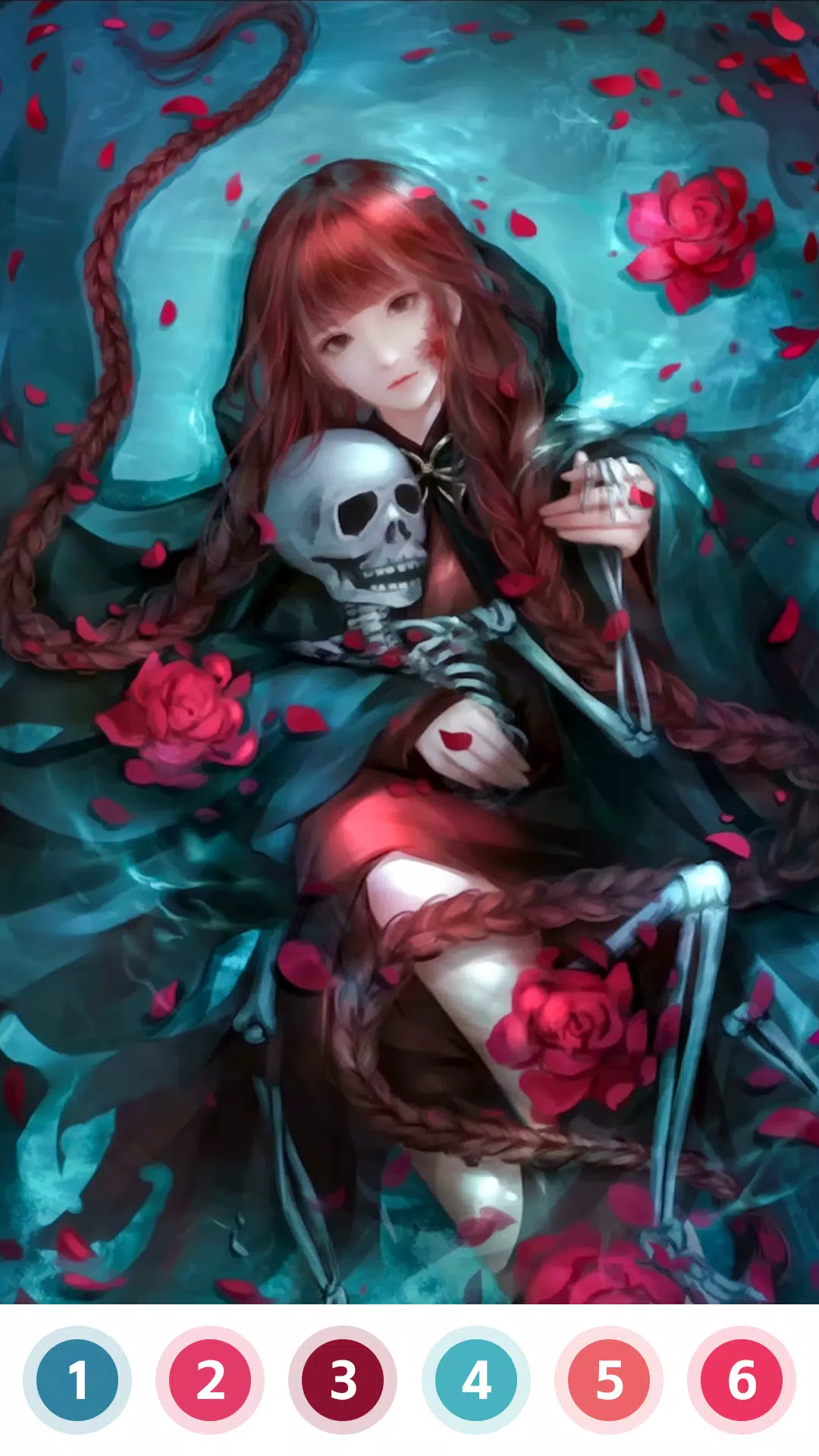 Love & Death Paint by Number 스크린샷 1