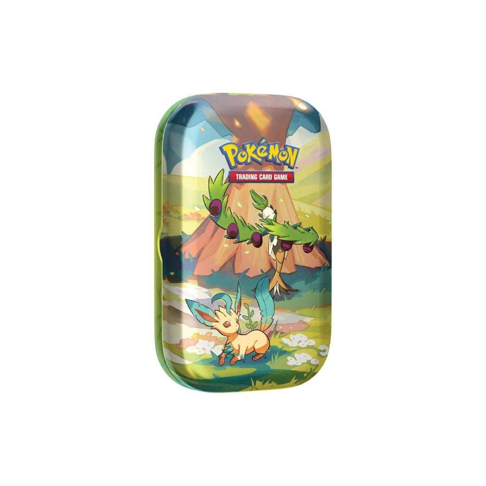 Pokémon TCG: lebendige Paldea Mini -Zinn - Arboliva mit Leafeon