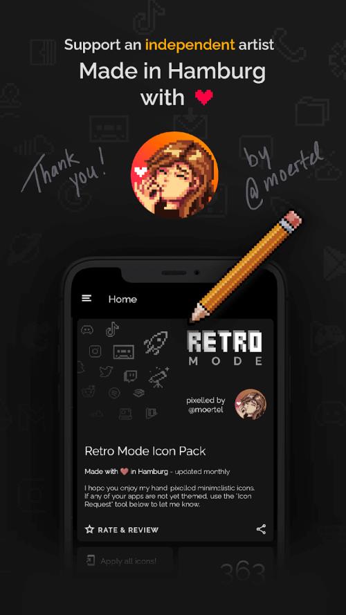 Retro Mode - Icon Pack (Light) Ekran Görüntüsü 3