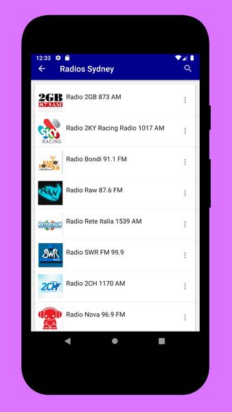 Schermata Radio App Australia: FM Online 3