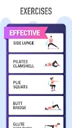 Buttocks Workout - Hips, Butt Capture d'écran 3