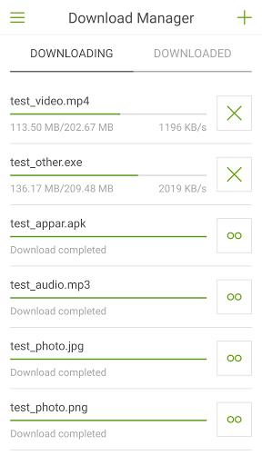 Download Manager For Android Zrzut ekranu 3