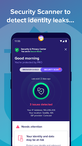 Tenta Navegador VPN Captura de pantalla 2