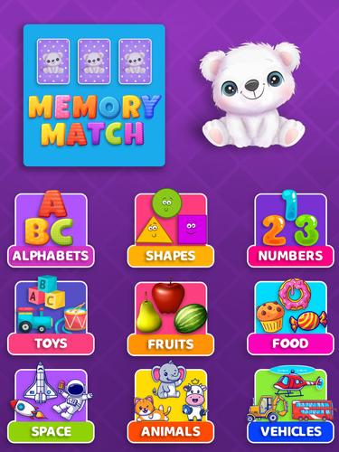 Baby Boo - MemoryMatch Screenshot 2