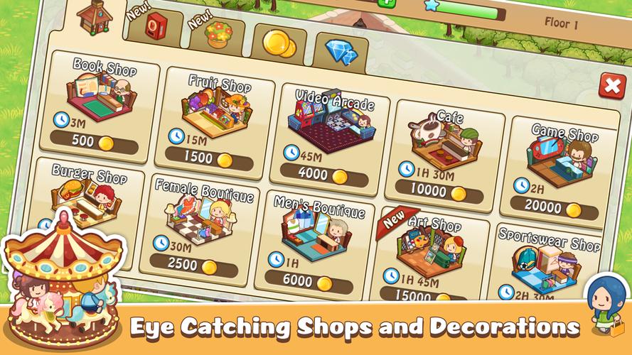 Happy Mall Story: Sim Game应用截图第1张