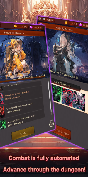 Idle RPG Night Raid Dungeon Ảnh chụp màn hình 0