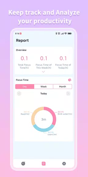 Brain Focus Productivity Timer Schermafbeelding 2