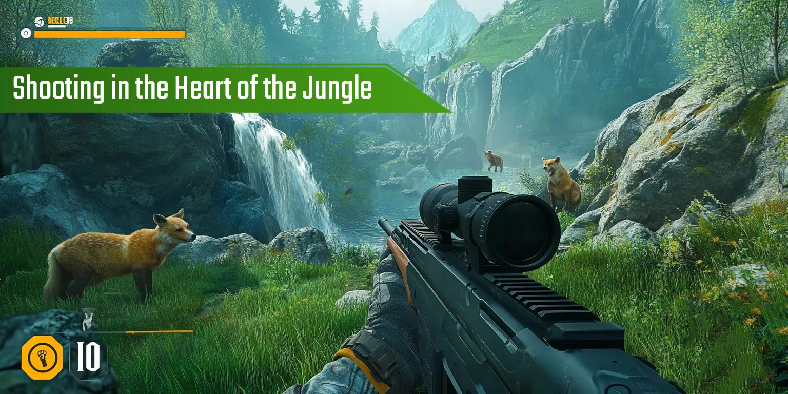 Sniper hunting jungle animals Screenshot 1