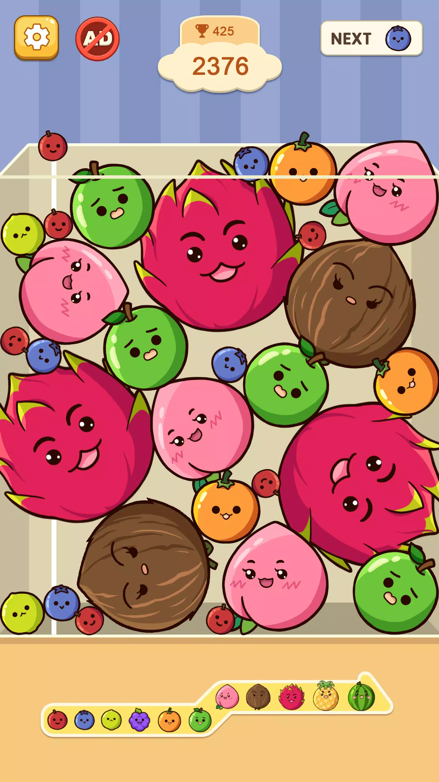 Fruit Merge: Juicy Drop Game ภาพหน้าจอ 0