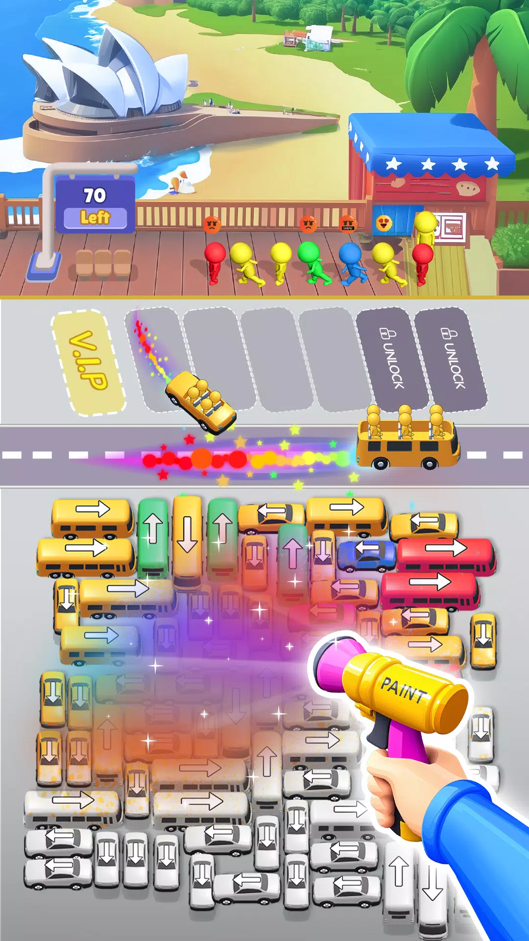 Bus Sort Jam: Parking Puzzle Screenshot 3