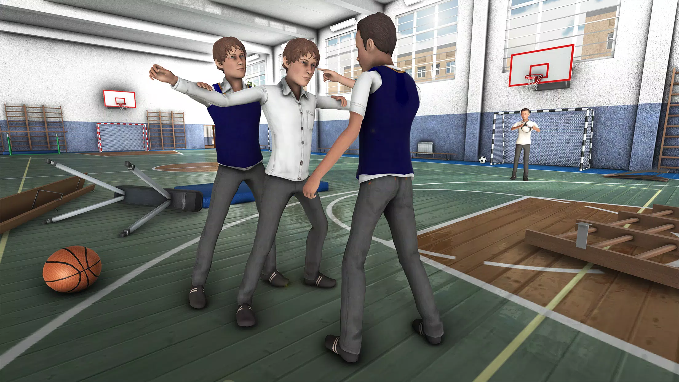 Bad Guys at School: Bad Boy 3D Schermafbeelding 2