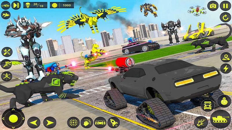 Schermata Army Tank Robot Car Games: 1