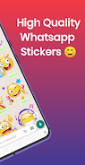 Moving Emoji Animated Stickers Captura de pantalla 1