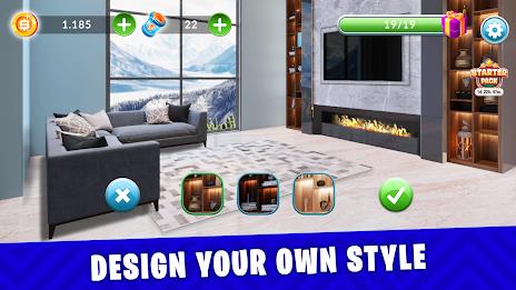 Makeover Empire: Coin & Design Captura de pantalla 1