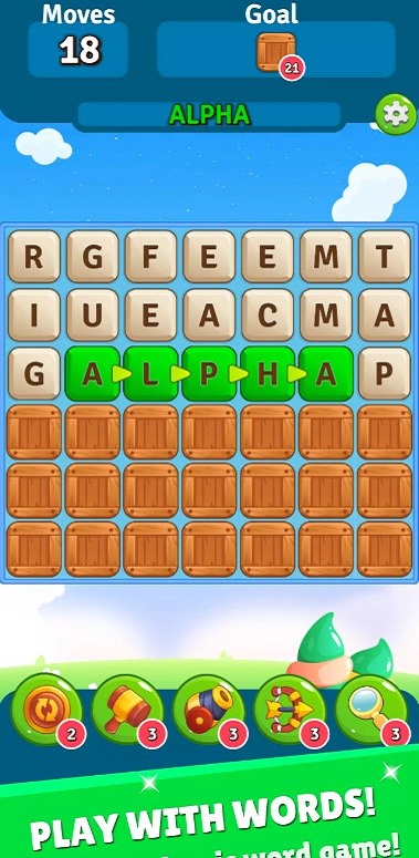 Alpha Betty Scape - Word Game Capture d'écran 1