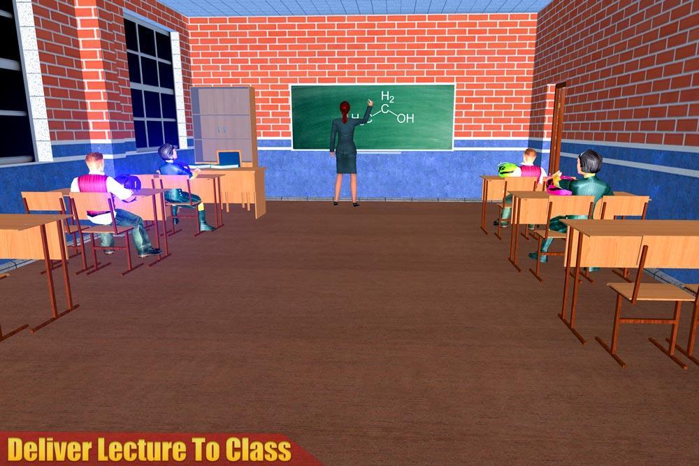 Virtual High School Teacher 3D स्क्रीनशॉट 2