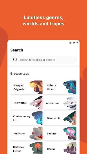 Wattpad - Read & Write Stories スクリーンショット 1