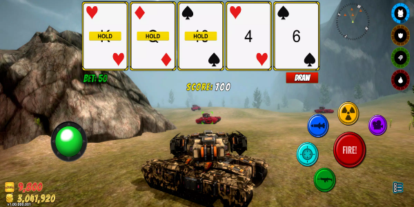 Tank Skill Poker スクリーンショット 1