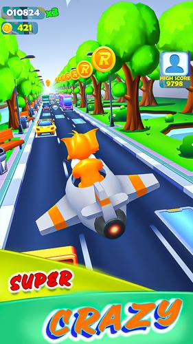 Cat Run : Tom Subway Runner 3D 스크린샷 1