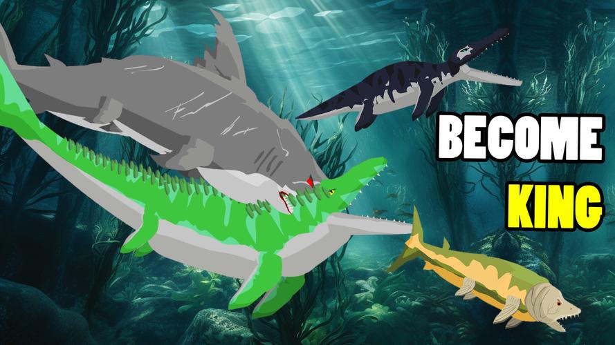 Megalodon Fights Sea Monsters Captura de pantalla 3