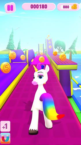 Unicorn Kingdom: Running Games Captura de pantalla 2