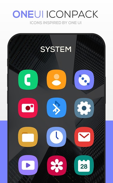 ONE UI Icon Pack Mod ဖန်သားပြင်ဓာတ်ပုံ 0