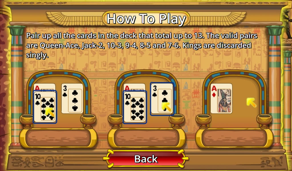 Egypt Pyramid Solitaire Zrzut ekranu 0
