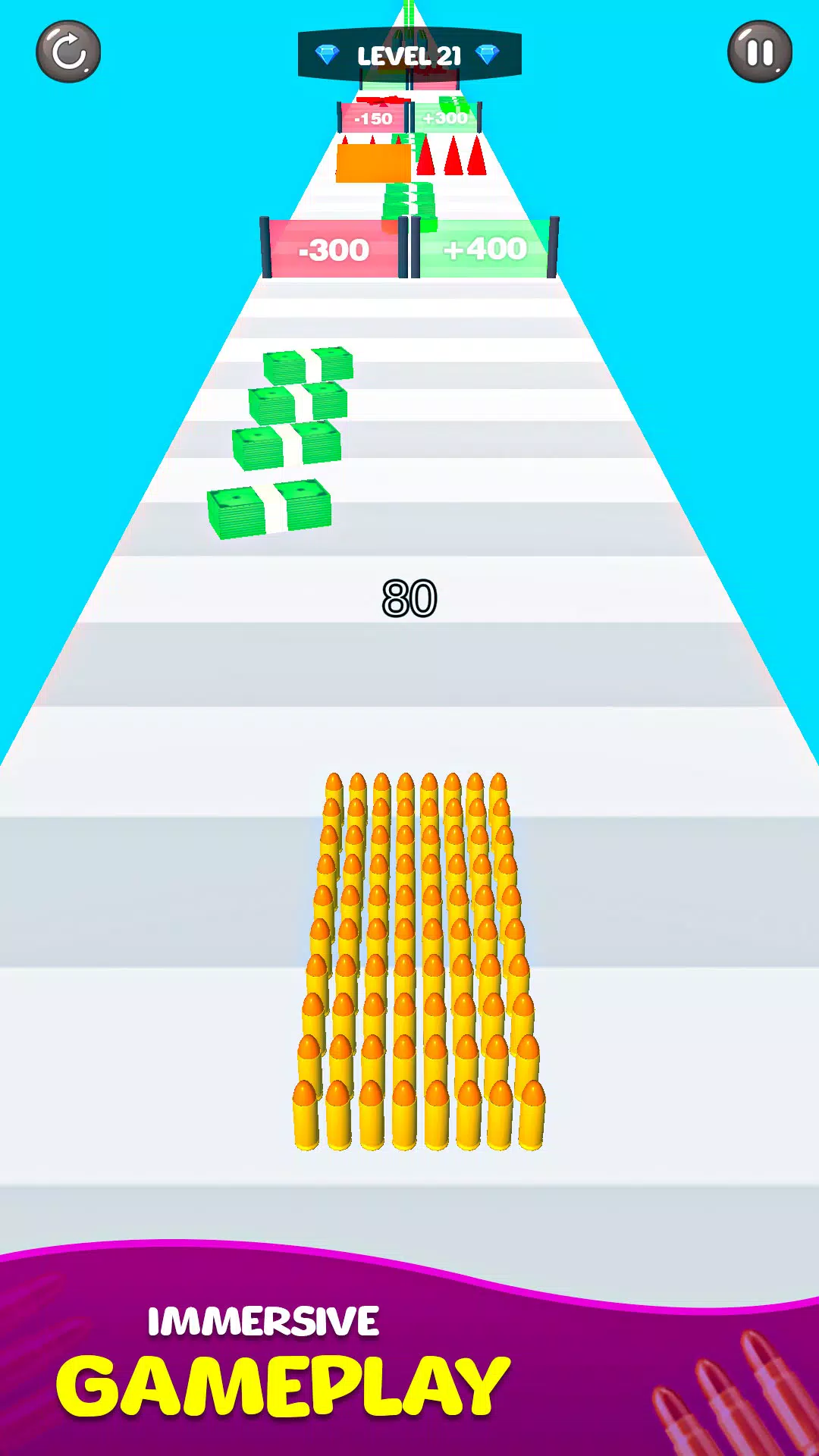 Merge Bullet Army Game Run 3D应用截图第3张