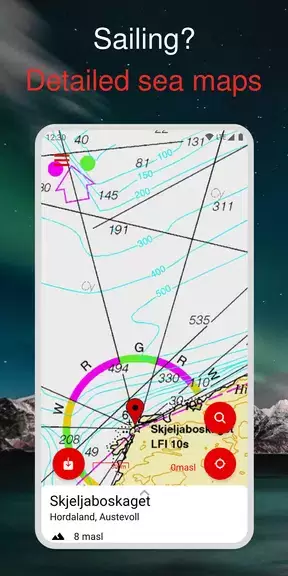 Mapa da Noruega Captura de tela 1