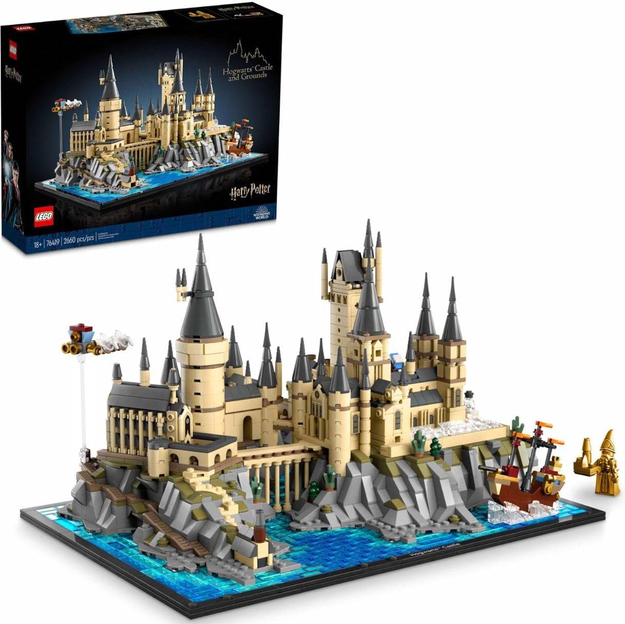 Amazon verkauft das Lego Hogwarts-Schloss und das Gelände zu seinem niedrigsten Preis