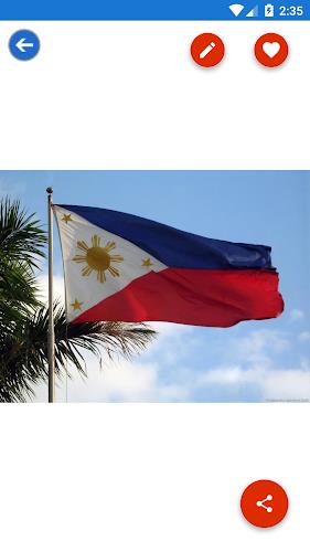 Philippines Flag Wallpaper: Fl Capture d'écran 1