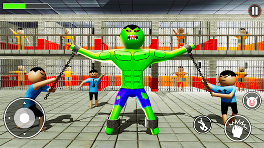 Incredible Monster: Superhero Prison Escape Games ภาพหน้าจอ 2