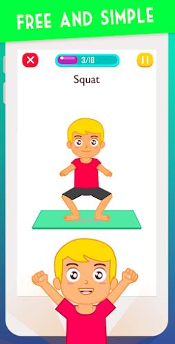 Exercise for Kids at home ภาพหน้าจอ 2