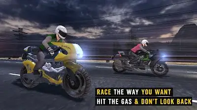 Racing Motorist : Bike Game Schermafbeelding 1