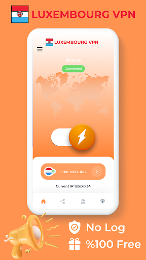 Luxembourg VPN - Private Proxy Screenshot 0