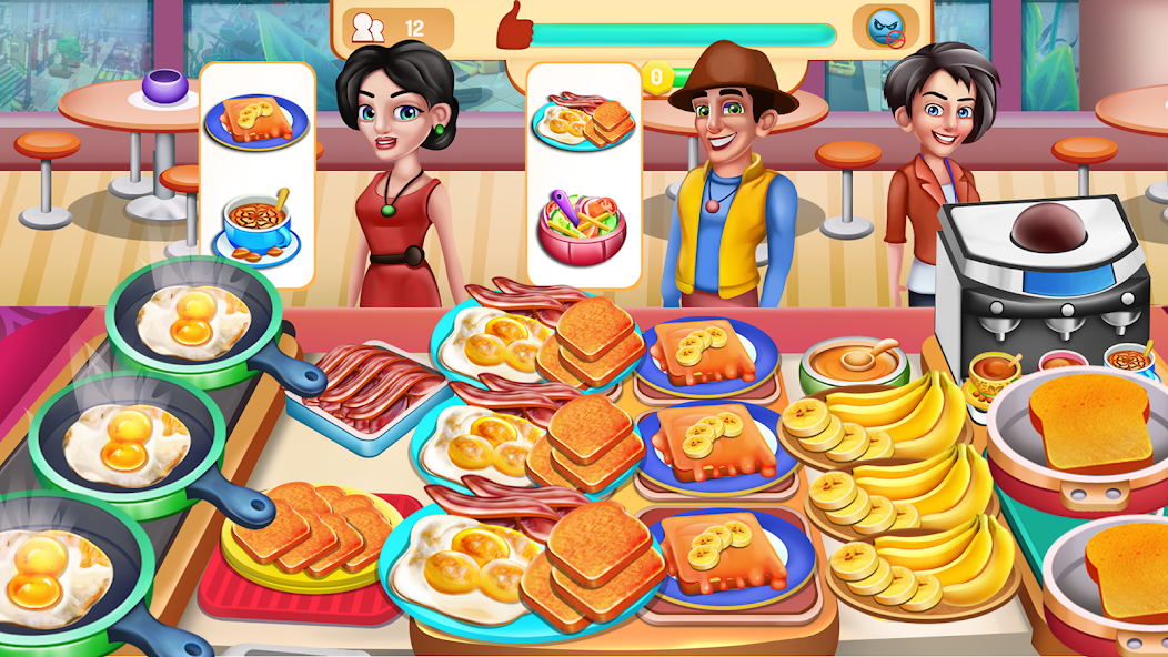 Cooking Food: Time Management Mod Capture d'écran 2
