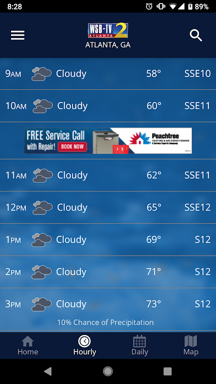 Schermata WSB-TV Weather 3