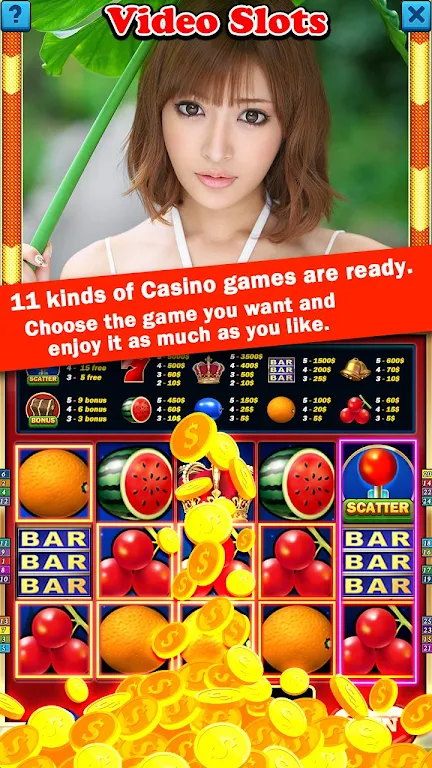 HOT Bikini Girl Casino Slots應用截圖第0張
