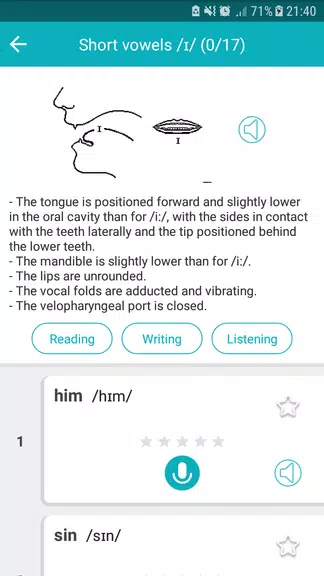 Speak English Pronunciation スクリーンショット 1