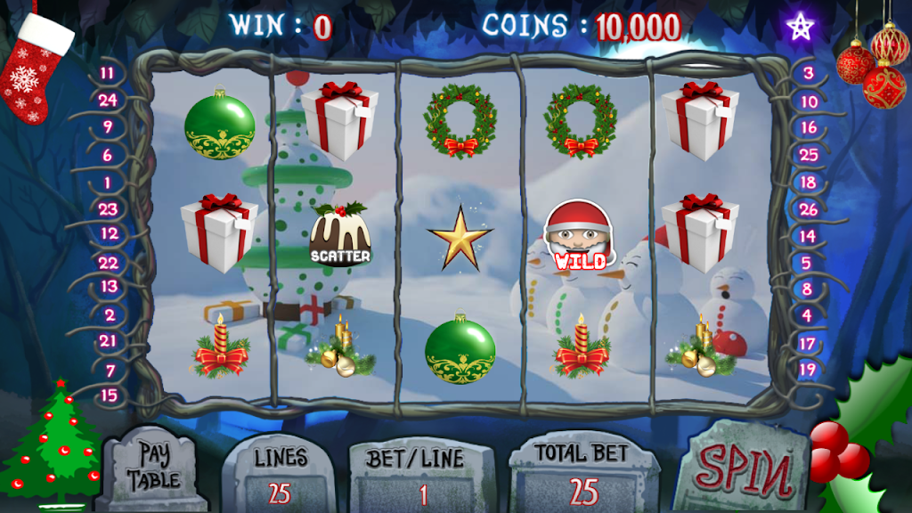 Schermata Christmas Jackpot : Real Casino Slot Master 777 1